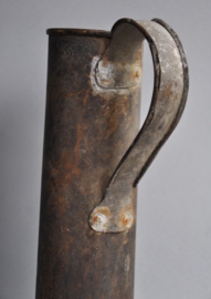 Metal slender yak milk jug, Nepal