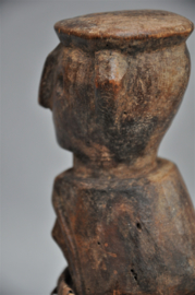 Ancient, intensively used AZANDE statue, D.R. Congo, 1920-40