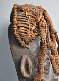 Expressive face mask, BAMILEKE, Cameroon, ca 1970