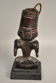 Rare! Old tobacco container, CHOKWE, DR Congo, 1900-1920