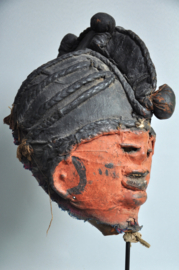 GREAT! EKITI gourd mask, Yoruba, Nigeria, mid 20th century