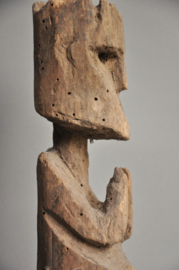 Very expressive Namaskara Mudra greeting statue, Nepal, mid 20th century
