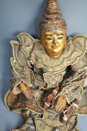 Mega grote Boeddha marionet, Thailand, ca 1980