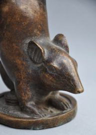 Bronzen rat met dubbele stempels, China, 1960-70