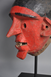 Authentiek gebruikt Fulace masker, BOZO, Mali , 1960 of wat ouder