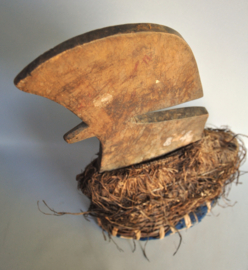 Rare Budja Mask (1940) & 19th-Century Ngulu Executioner's Sword