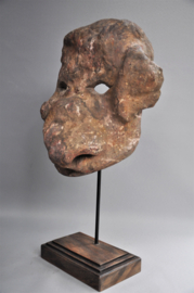 Rare mask made of tree root, Nepal