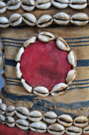 Uniek Afrikaans hoofdmasker met kauri schelpen - Mali - 1960-70