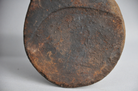 Zéér grote houten gebruikte yakboter lepel, Nepal, 1900-1925
