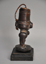 Rare! Old tobacco container, CHOKWE, DR Congo, 1900-1920