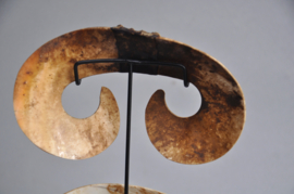 Dubbele BiPane, neusornament, ASMAT, Papoea Nieuw Guinea