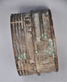 Oude tribale bronzen armband, Ghan, Burkina Faso, 1e helft 20e eeuw