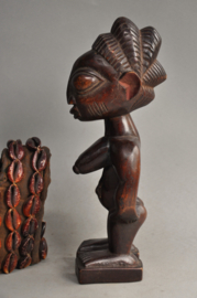 Ibedji tweeling beeld, YORUBA, Nigeria, ca 1980