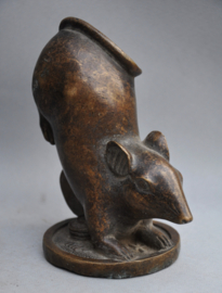 Bronzen rat met dubbele stempels, China, 1960-70