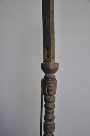 Antique Dhyangro Handle, Nepal, ca. 1900