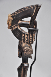 Old  drum beater, BAULE, Ivory Coast, 1940-50