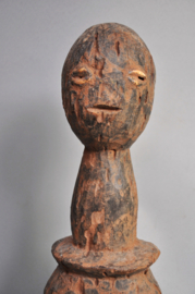 Old abstract ancestor statue, TIAMBA, northern Togo, mid-20th century