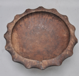 Old tribally used wooden bowl, IFUGAO, Luzon, 1st half 20th century