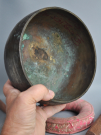 TOP! Oude Tibetaanse klankschaal, 7 metalen, Nepal, ca 1950