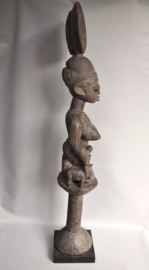 Very large statue of the deity Shango, Yoruba, Nigeria, 1970-80