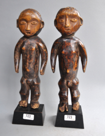 Very rare! Couple of the BANZA, DR Congo, 1960-70