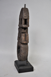 GREAT! Very old ghurra with metal inlay, Nepal, 1890-1910