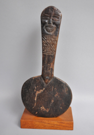 Rare Ceremonial Senufo Spoon with Anthropomorphic Decor – Ivory Coast- 1940-60