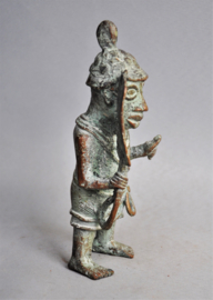 Bronzen Benin strijder, Nigeria, laat 20e eeuw