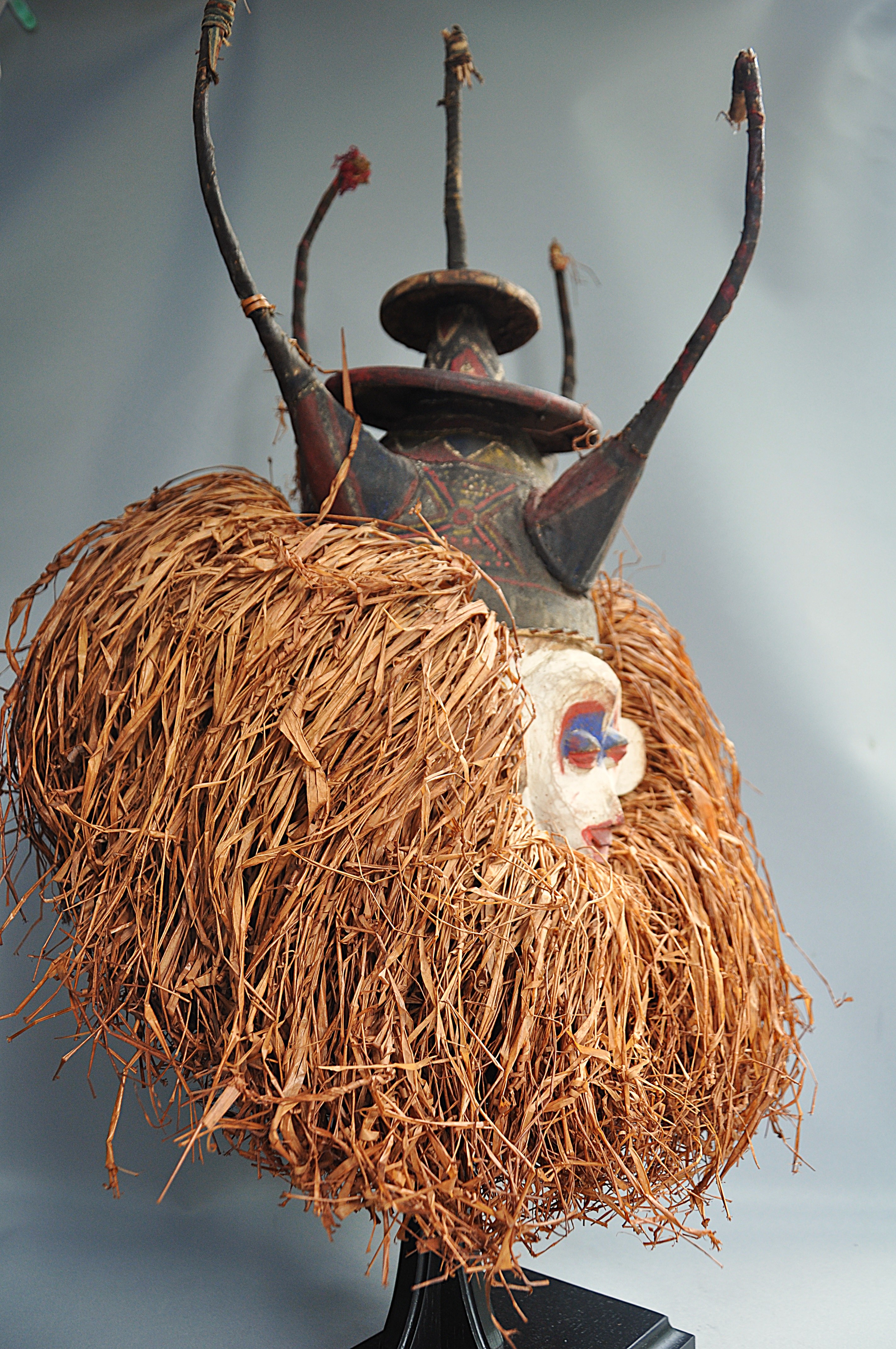 Tribaal gebruikt initiatie masker, YAKA, DR Congo, 1940-50
