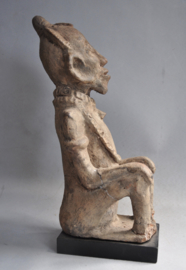 Rare! Terra cotta BOBO king's statue, Burkina Faso, mid-20th century