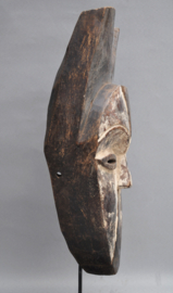 Fairly large face mask with horns, VUVI, Gabon, late 20th century