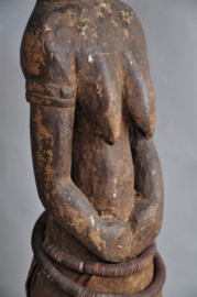 GREAT! Huge, tribally used MOSSI statue, Burkina Faso, approx. 1970