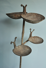 Dogon oil lamp from Mali, early 20th century - hand-forged ritual object