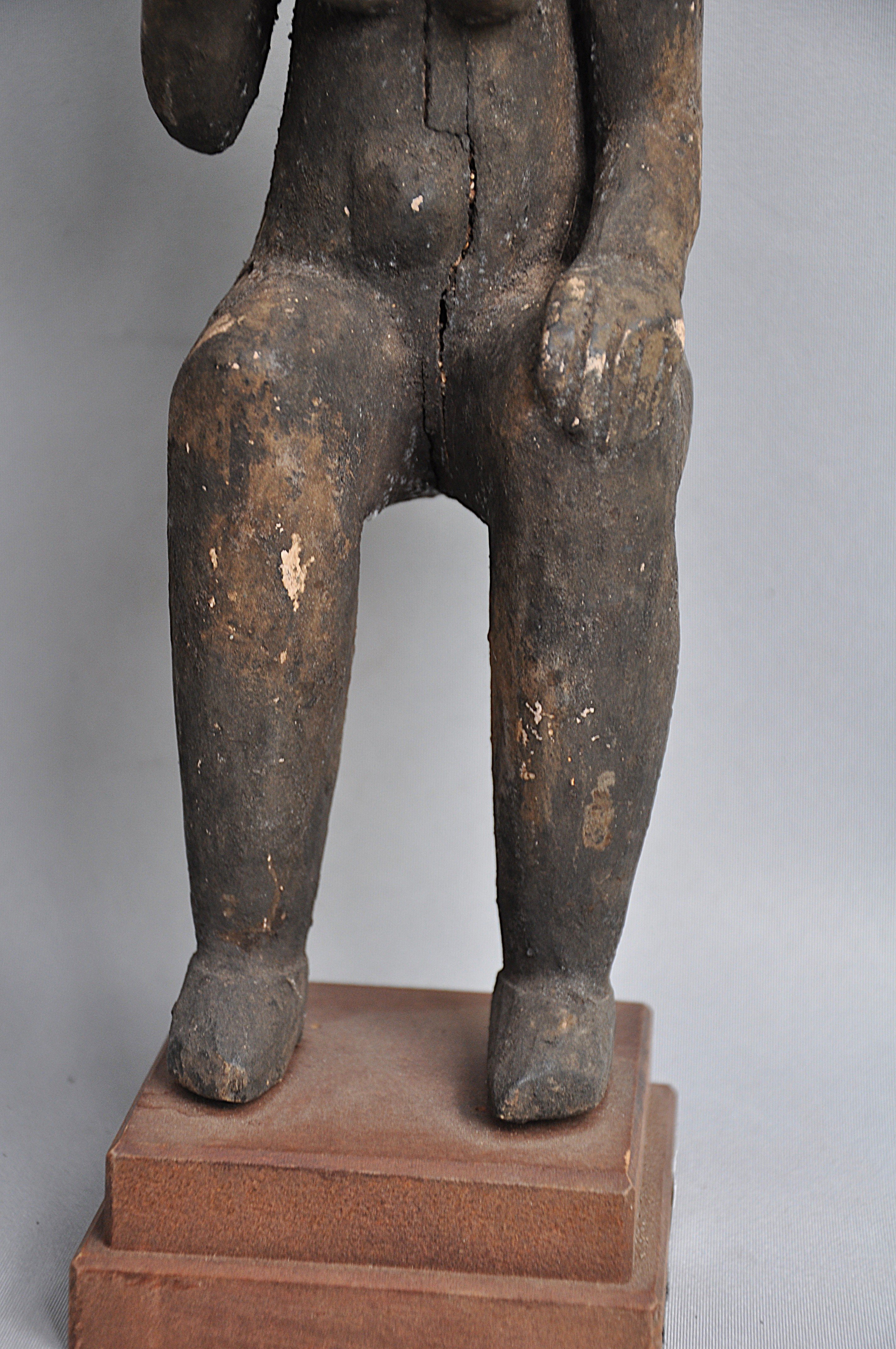 Vrouwelijk houten beeld, Akan, Ghana, ca 1960