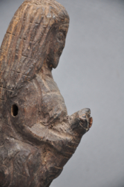 Rare maternity statue from the Terai region, Nepal, ca. 1960