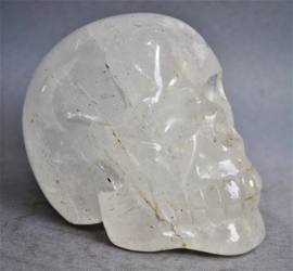 Grote skull van bergkristal, Nepal, 2e helft 20e eeuw