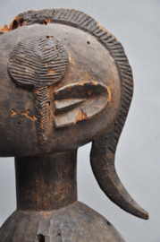 Extremely rare tribal FULANI head mask, YORUBA, Nigeria, 1900-1910