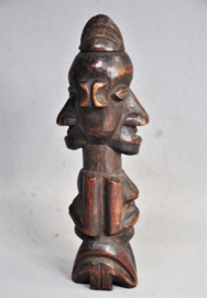 Janus statue from the YAKA, D.R. Congo, approx. 1970