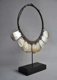 Tribale halsketting, priesterboord, PALANPAGANG, Ifugao, Filipijnen
