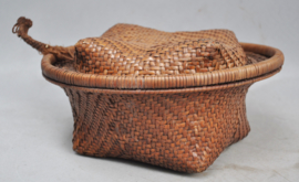 Beautiful woven basket for rice, IFUGAO, Philippines, 2nd half of the 20th century