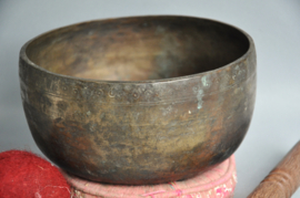 TOP! Oude Tibetaanse klankschaal, 7 metalen, Nepal, ca 1950