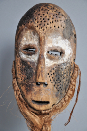 Top! LUKWAKONGO paspoort masker, Lega, DR Congo, 1920-30