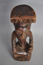 Wat ouder beeld van koning Ndop, KUBA, DR Congo, ca 1960