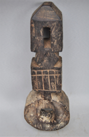 Large ghurra, churning stick holder, Nepal, 2nd half 20th century