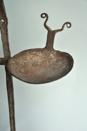 Dogon oil lamp from Mali, early 20th century - hand-forged ritual object