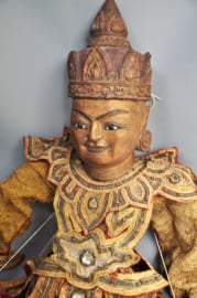 Vintage Thai puppet 95 cm – wooden head