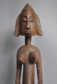 Beautiful large female ancestor statue, BAMBARA, Mali, 1960-70