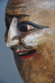 Vrolijk festival masker, Nepal, laat 20e eeuw
