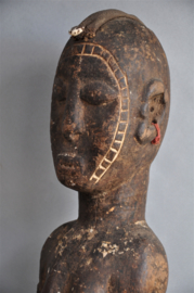 GREAT! Huge, tribally used MOSSI statue, Burkina Faso, approx. 1970