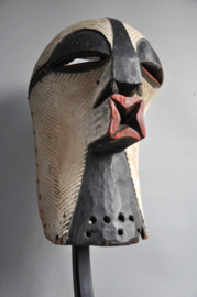 Imposant oud Songye Kifwebe Kikashi masker, DR Congo, 1920-30